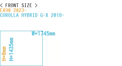 #EX90 2023- + COROLLA HYBRID G-X 2018-